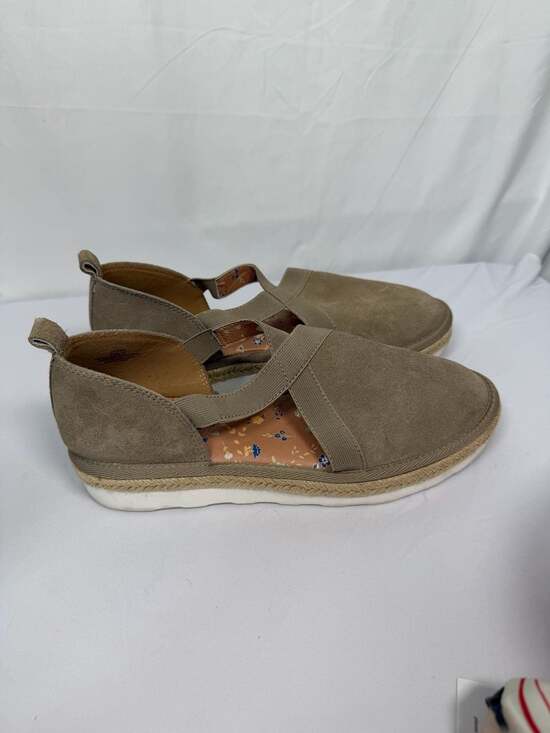 Lucky Brand Shoes - Lucky Brand Jenife Suede Espadrille Platform Slip-On Shoes